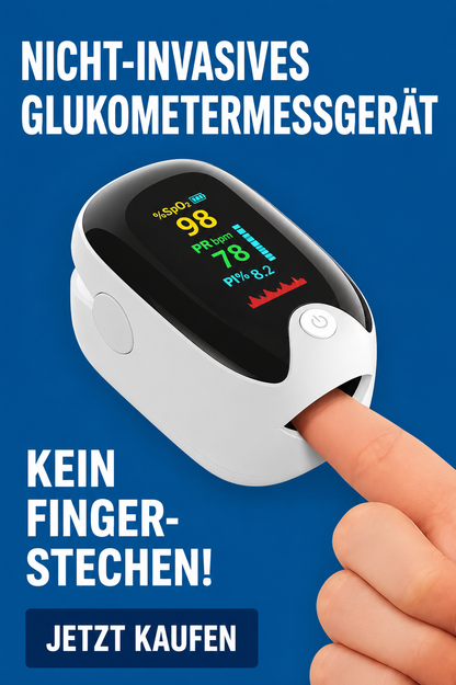 Nicht-invasiver Blutzucker-Monitor 5-Sekunden-Ausgabe | - 99% Genauigkeit 8-1