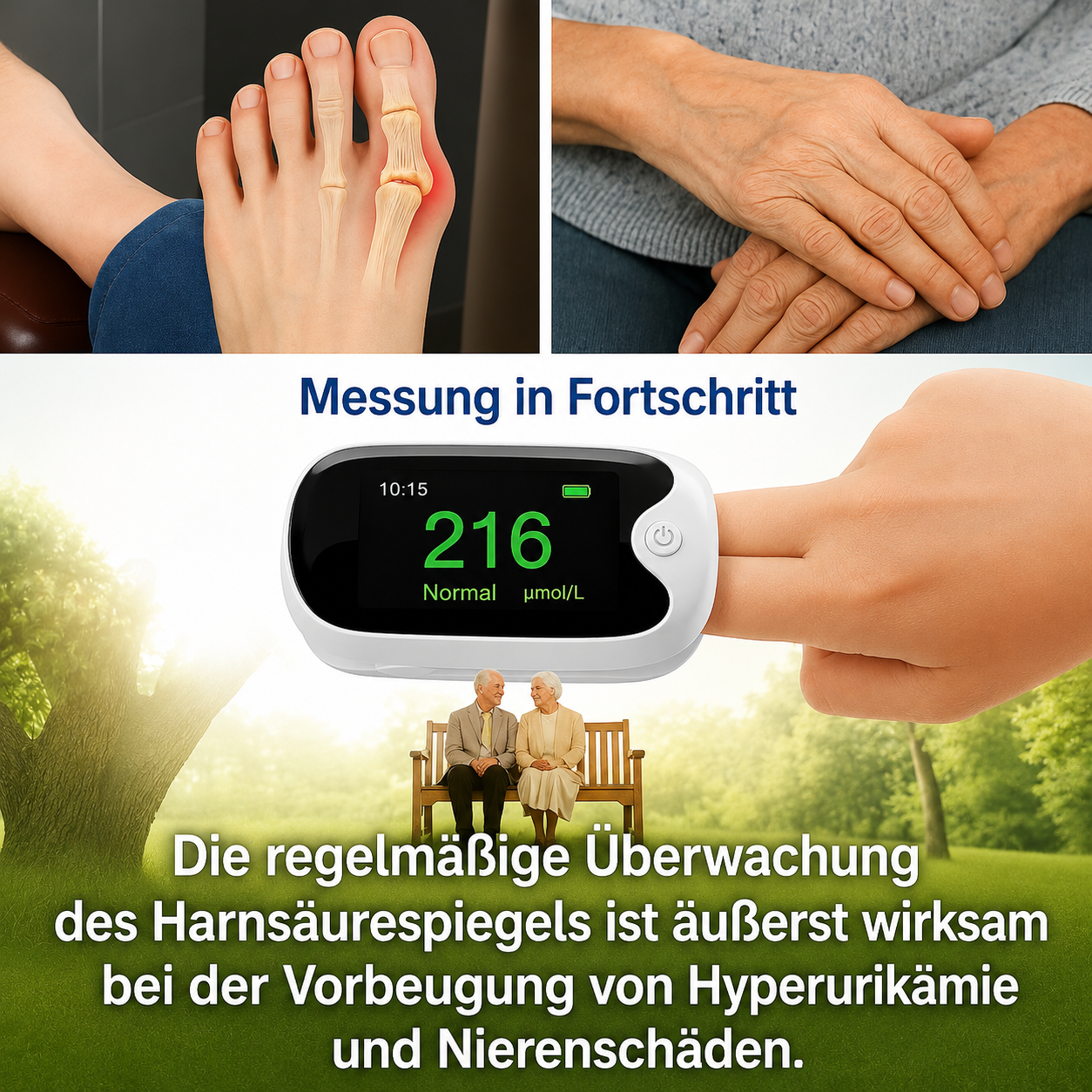 Nicht-invasiver Blutzucker-Monitor 5-Sekunden-Ausgabe | - 99% Genauigkeit 8-1