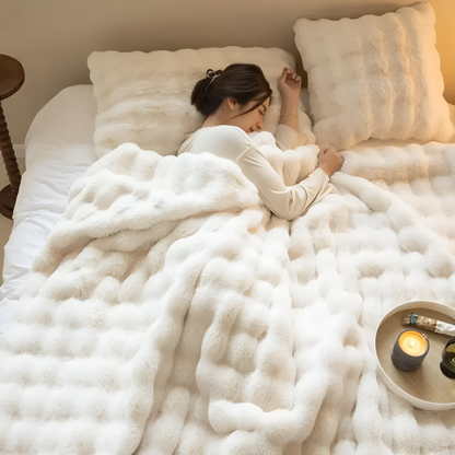 Karierte Kuscheldecke