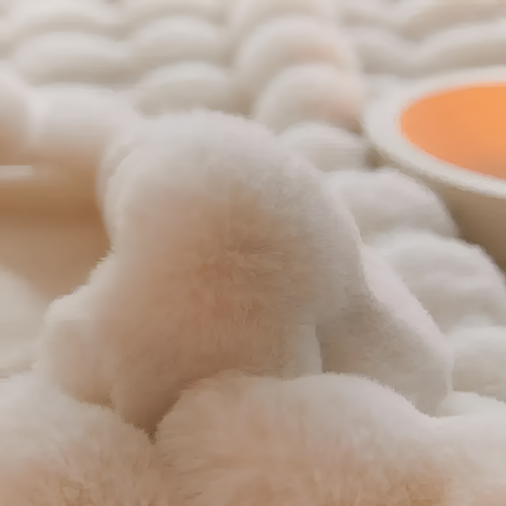 Karierte Kuscheldecke