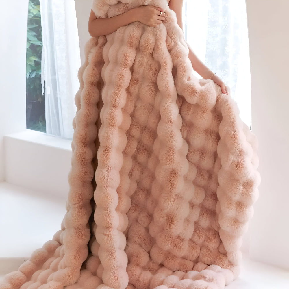 Karierte Kuscheldecke