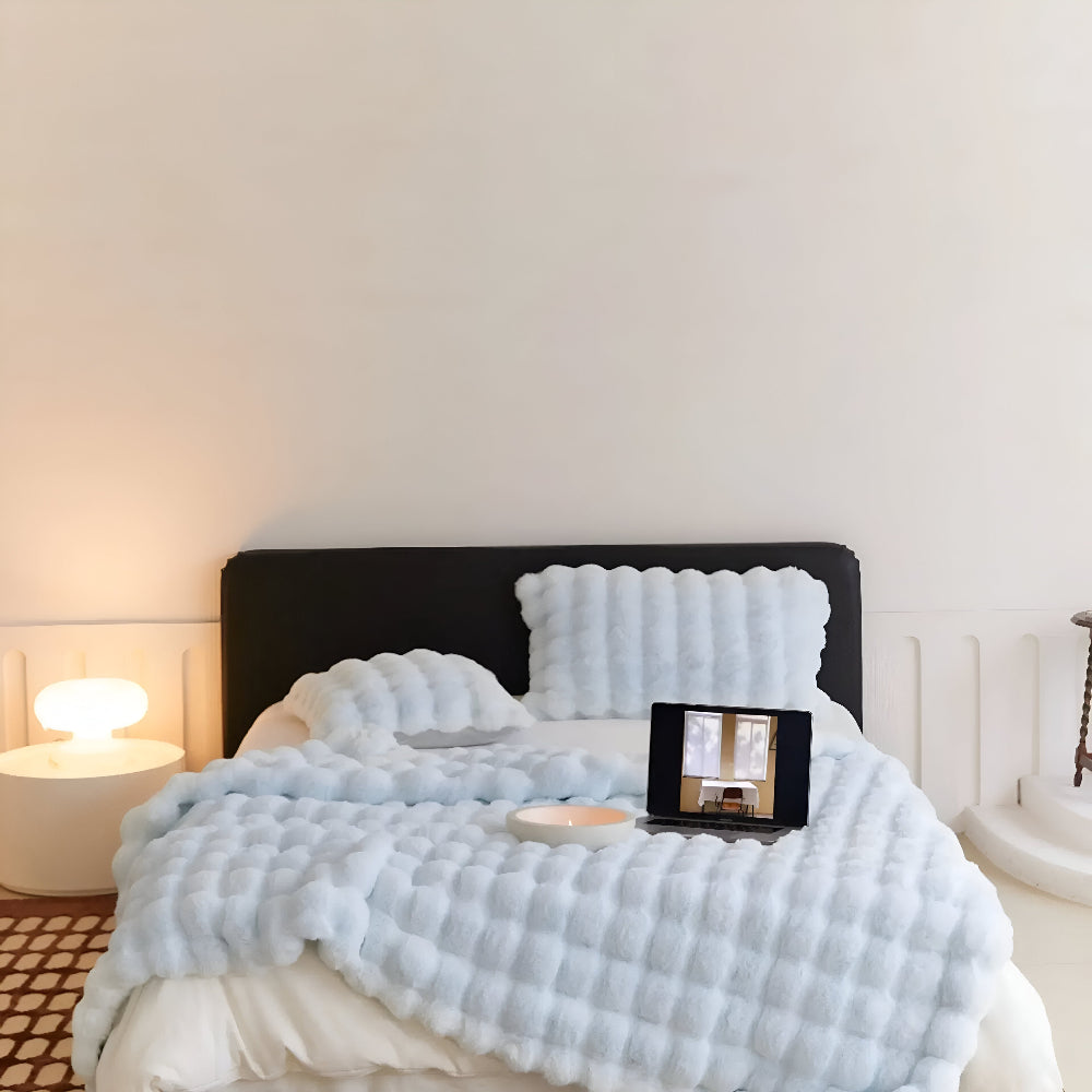Karierte Kuscheldecke