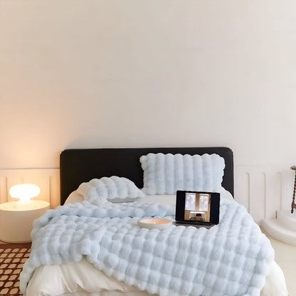 Karierte Kuscheldecke