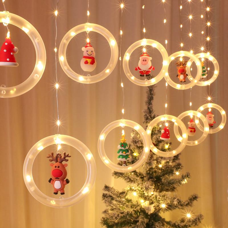 Glanzvolle Weihnachten | Magische LED-Lichterkette mit Wunderschönen Figuren