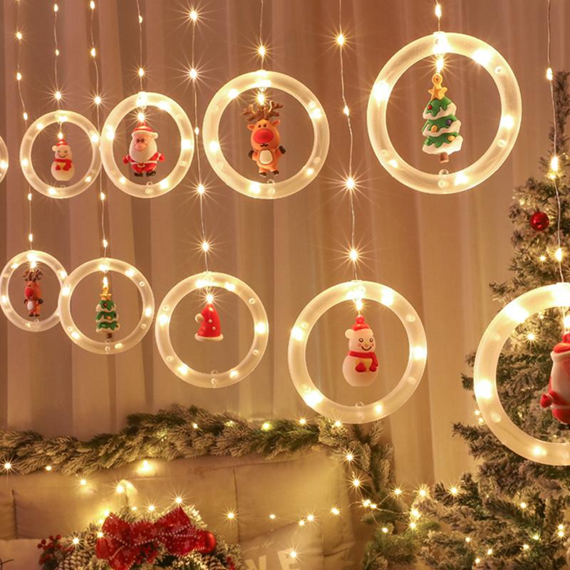 Glanzvolle Weihnachten | Magische LED-Lichterkette mit Wunderschönen Figuren