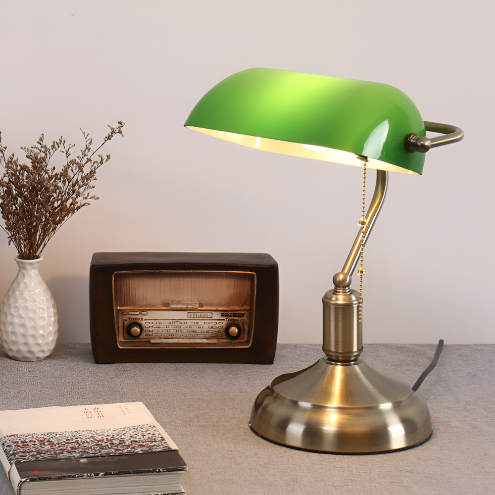 Schreibtischlampe hoch