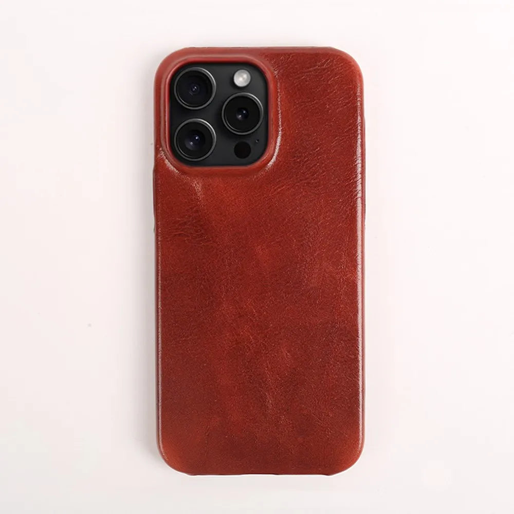 DAS EXECUTIVE - ECHTE LEDER IPHONE-HÜLLE
