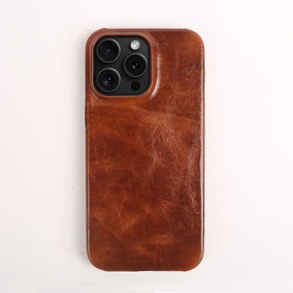 DAS EXECUTIVE - ECHTE LEDER IPHONE-HÜLLE
