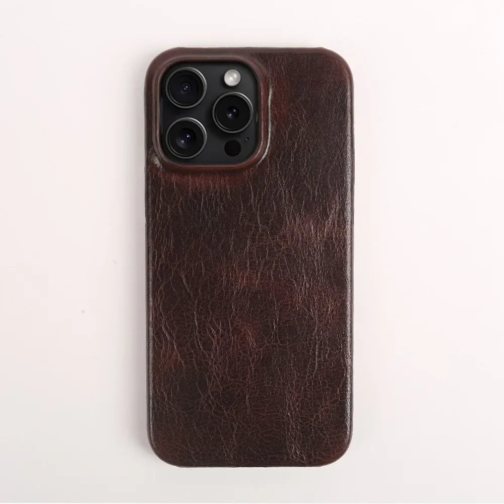 DAS EXECUTIVE - ECHTE LEDER IPHONE-HÜLLE