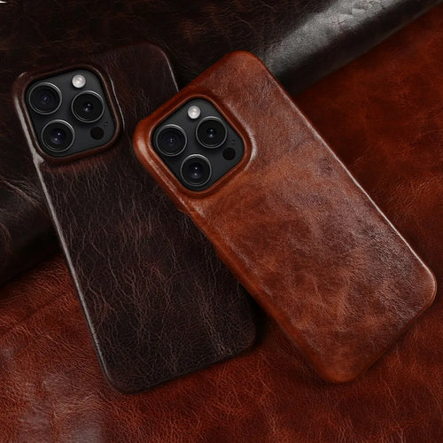 DAS EXECUTIVE - ECHTE LEDER IPHONE-HÜLLE