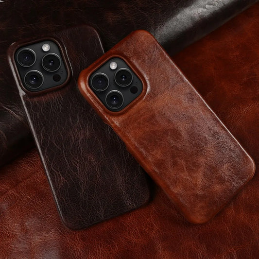 DAS EXECUTIVE - ECHTE LEDER IPHONE-HÜLLE