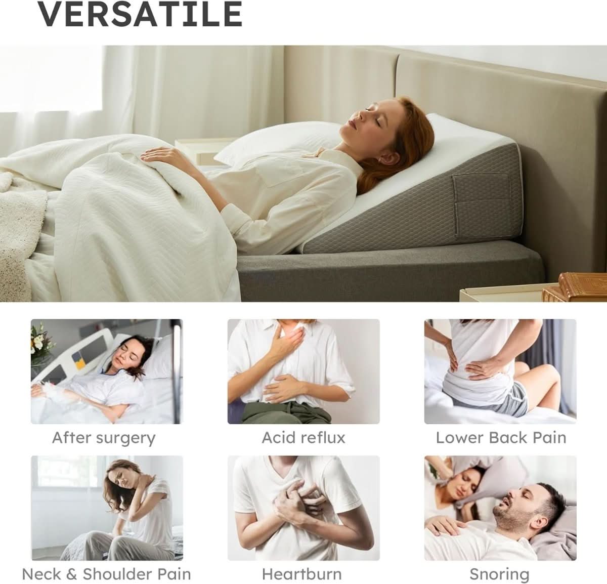 Deluxe Keilkissen – Neigungskeilkissen
