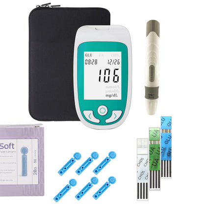 Diagnostix | Innovatives 3-in-1 Gesundheitsmonitor für Cholesterin, Glukose & Harnsäure
