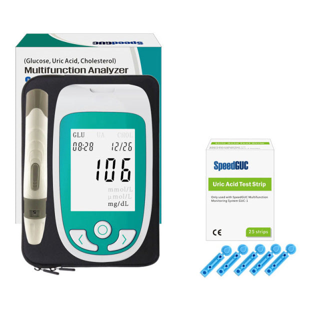 Diagnostix | Innovatives 3-in-1 Gesundheitsmonitor für Cholesterin, Glukose & Harnsäure