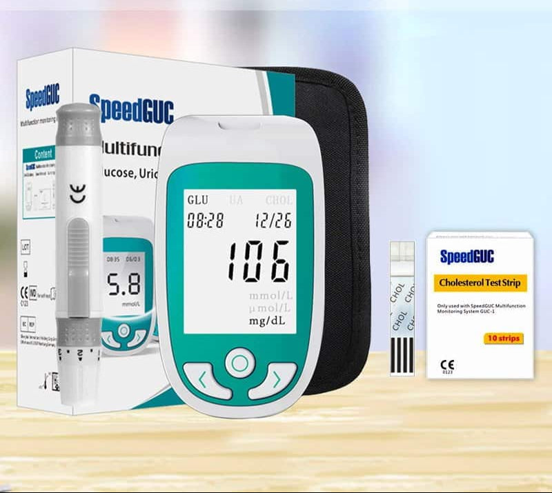 Diagnostix | Innovatives 3-in-1 Gesundheitsmonitor für Cholesterin, Glukose & Harnsäure