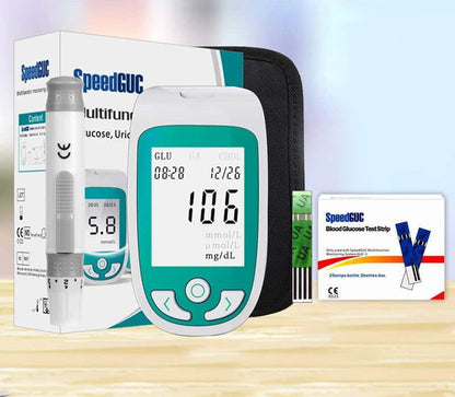 Diagnostix | Innovatives 3-in-1 Gesundheitsmonitor für Cholesterin, Glukose & Harnsäure