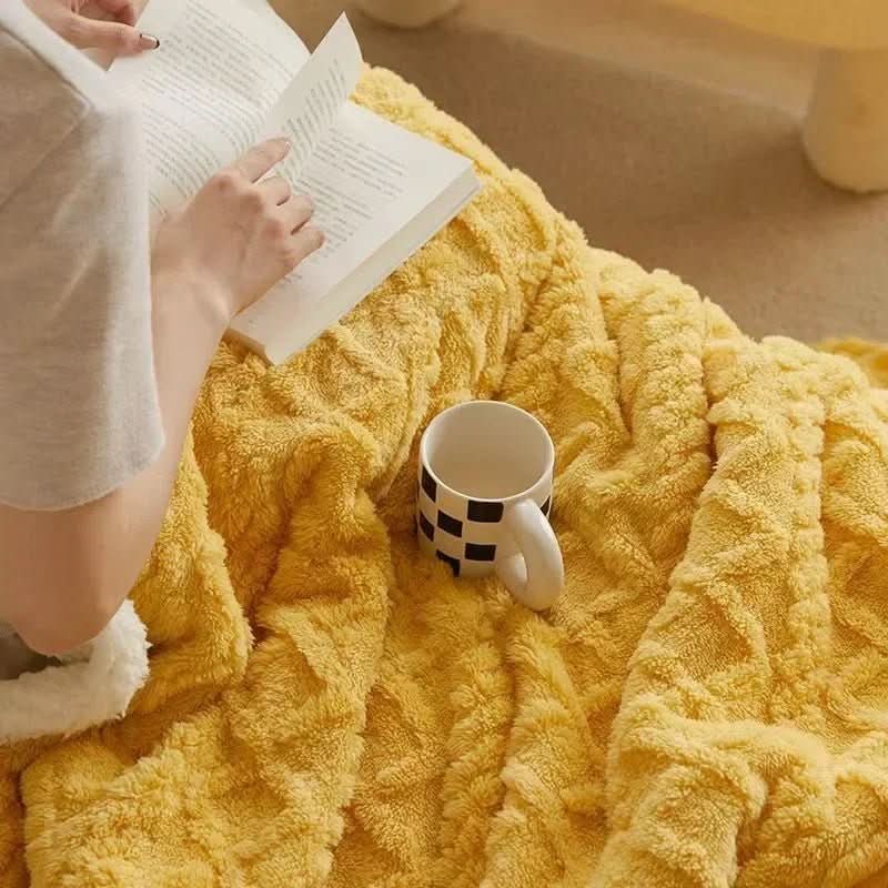 Dicke Lambswool-Decke