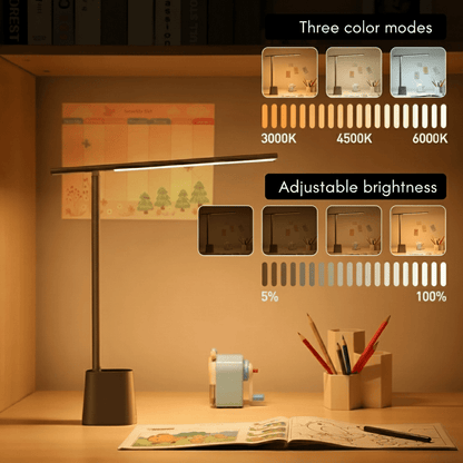 Faltbare LED-Schreibtischlampe