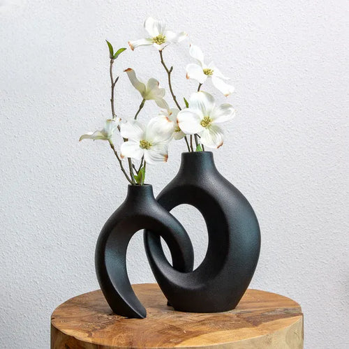 Gleora - Geflochtene Blumenvasen