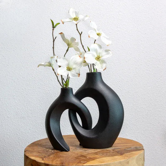 Gleora - Geflochtene Blumenvasen