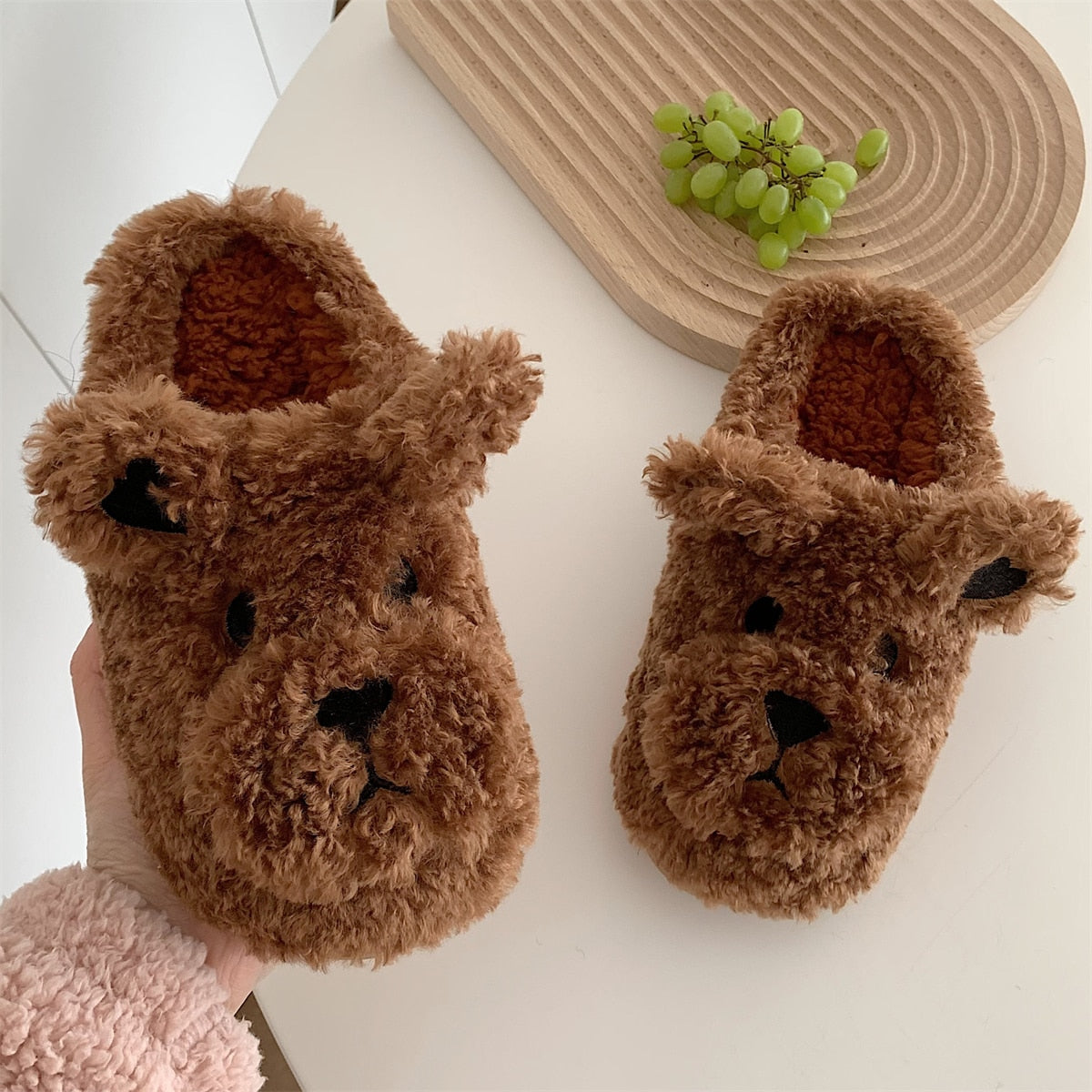 Fleur de Chaleur | Kuschelige Tier-Pantoffeln für warme Füße