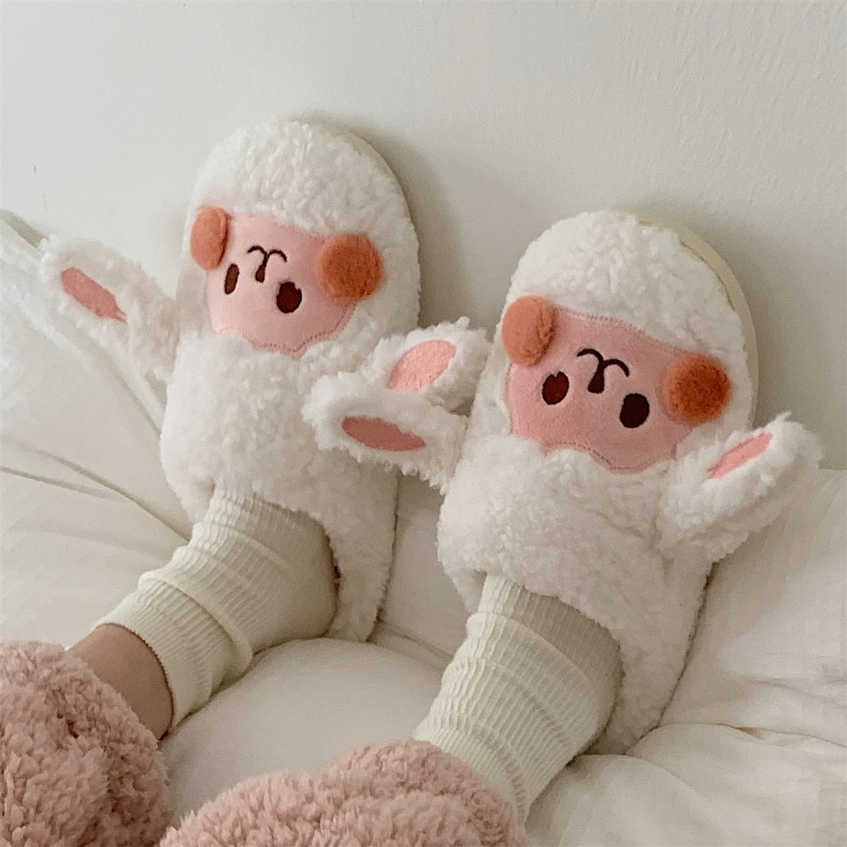 Fleur de Chaleur | Kuschelige Tier-Pantoffeln für warme Füße