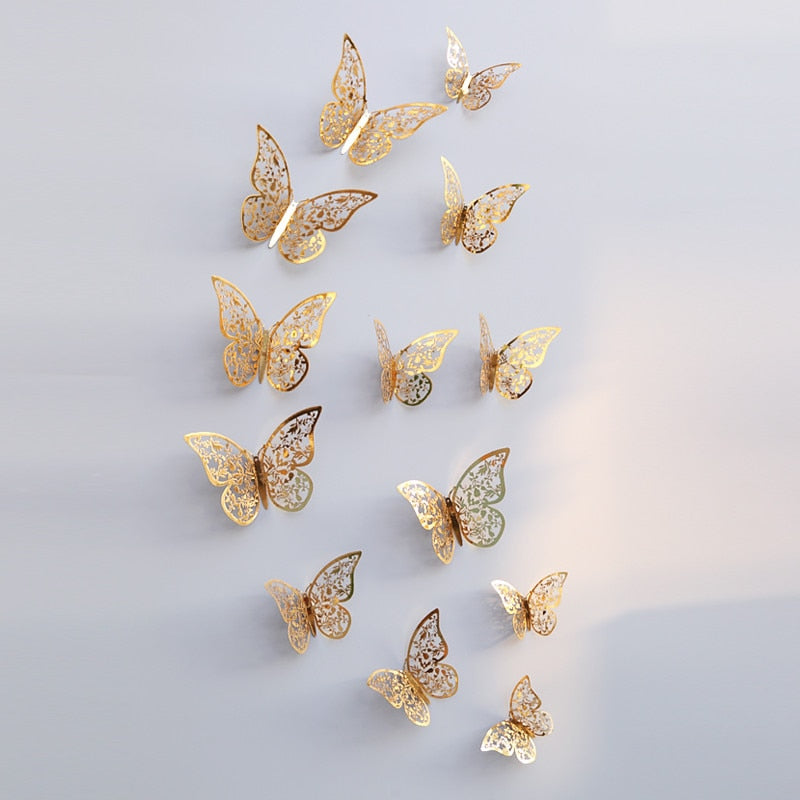 3D Schmetterling Wandsticker | Perfekt für Hochzeiten