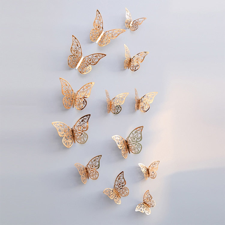 3D Schmetterling Wandsticker | Perfekt für Hochzeiten