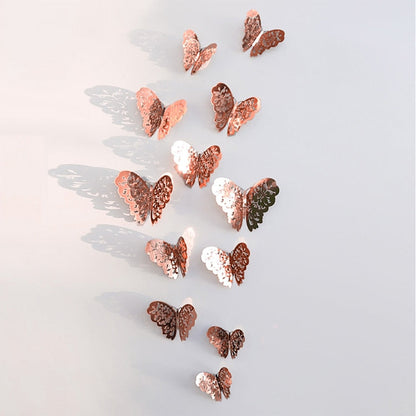 3D Schmetterling Wandsticker | Perfekt für Hochzeiten
