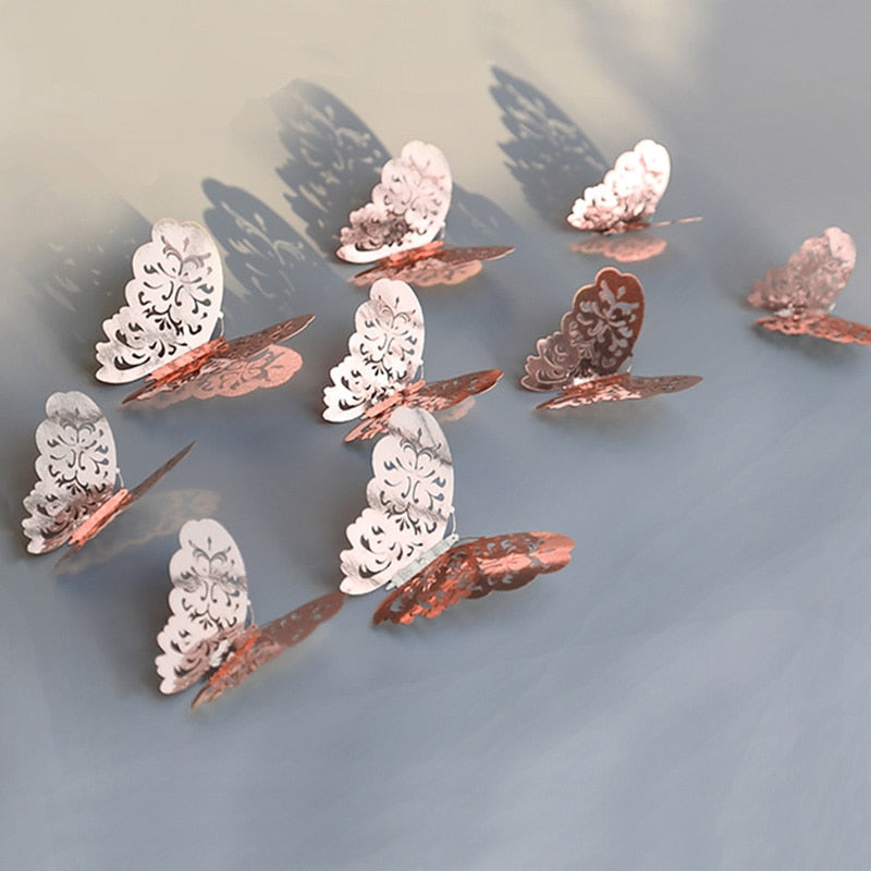3D Schmetterling Wandsticker | Perfekt für Hochzeiten
