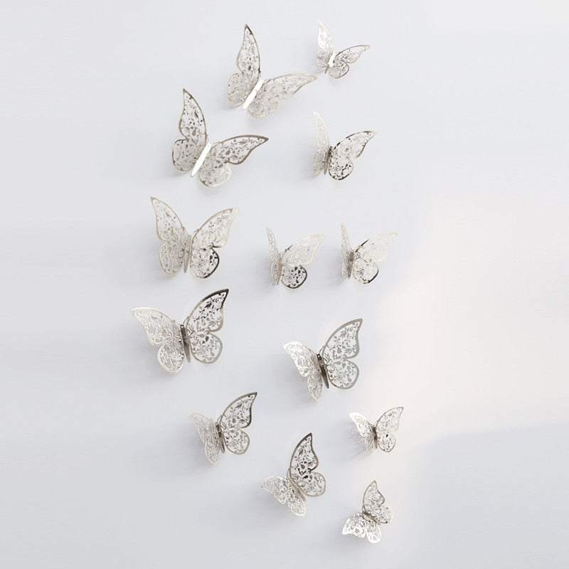 3D Schmetterling Wandsticker | Perfekt für Hochzeiten