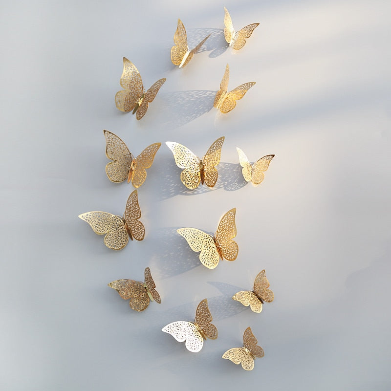 3D Schmetterling Wandsticker | Perfekt für Hochzeiten