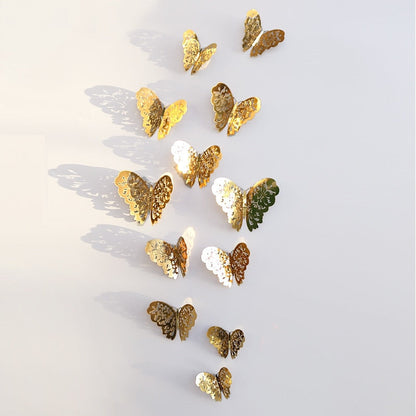 3D Schmetterling Wandsticker | Perfekt für Hochzeiten