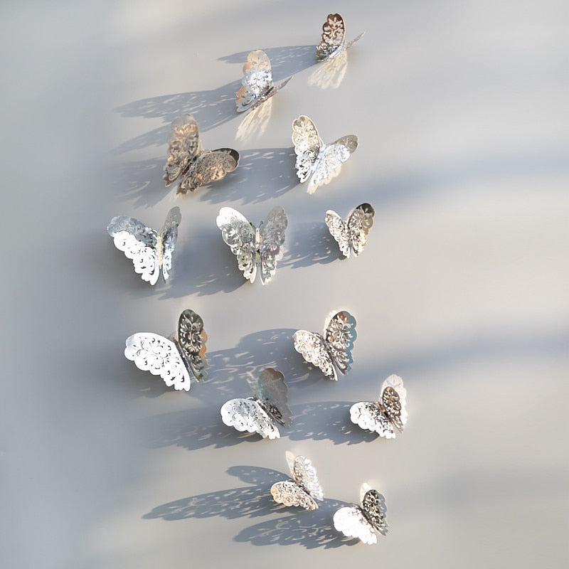 3D Schmetterling Wandsticker | Perfekt für Hochzeiten