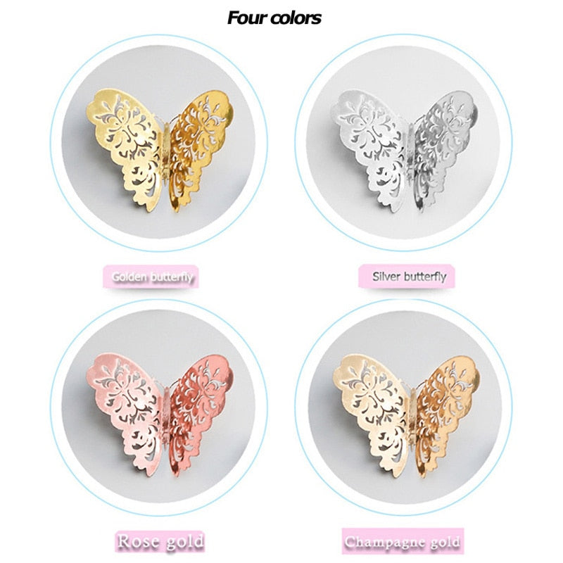 3D Schmetterling Wandsticker | Perfekt für Hochzeiten
