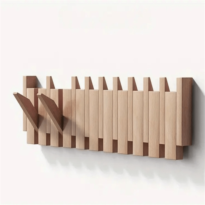 Wandgarderobe im Klavierstil