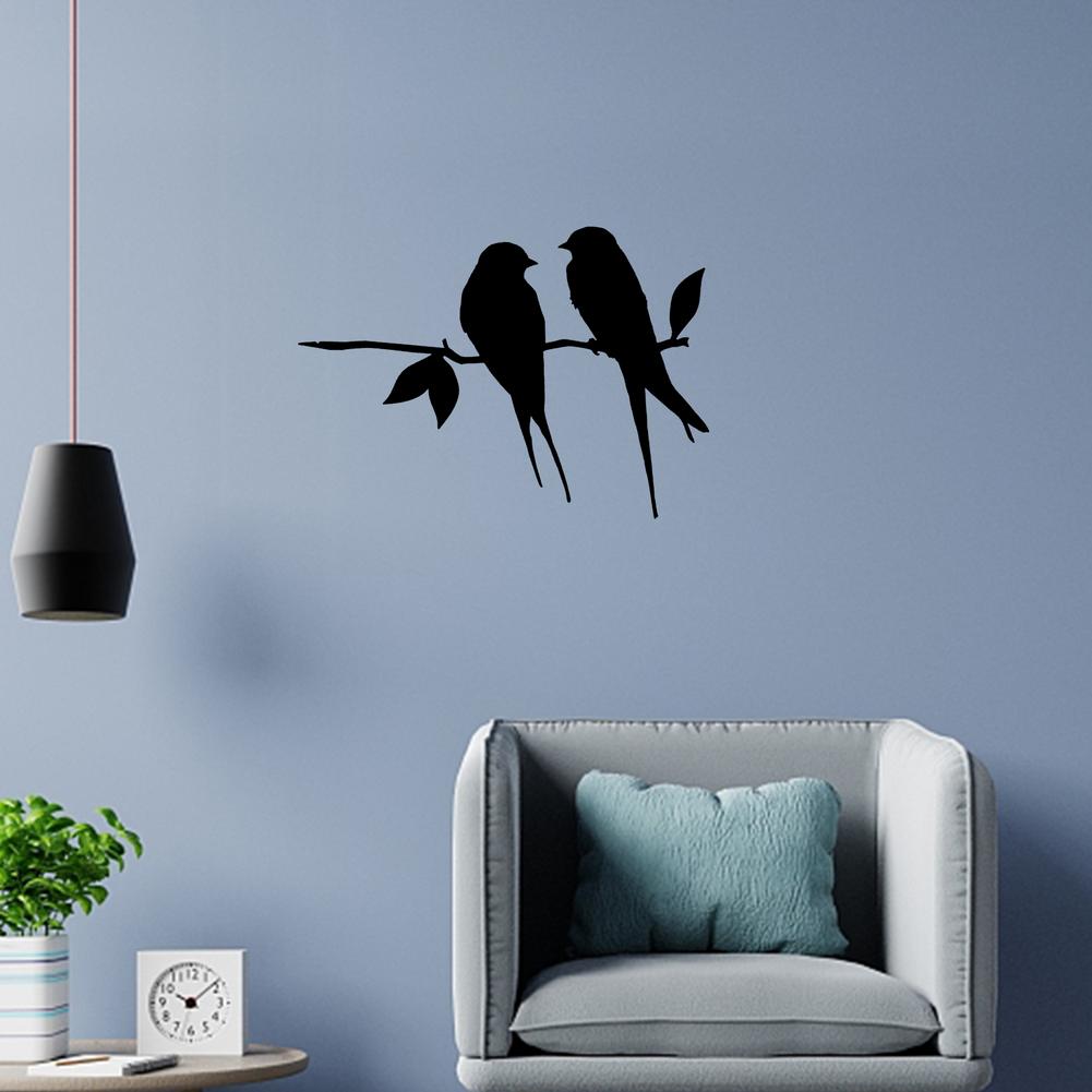 Havedekoration | Vogel-Silhouette aus Metall - Kunst im Garten