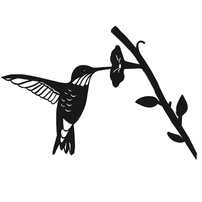 Havedekoration | Vogel-Silhouette aus Metall - Kunst im Garten