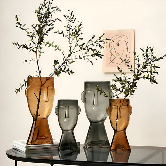 Künstlerische Kopf-Form Vase