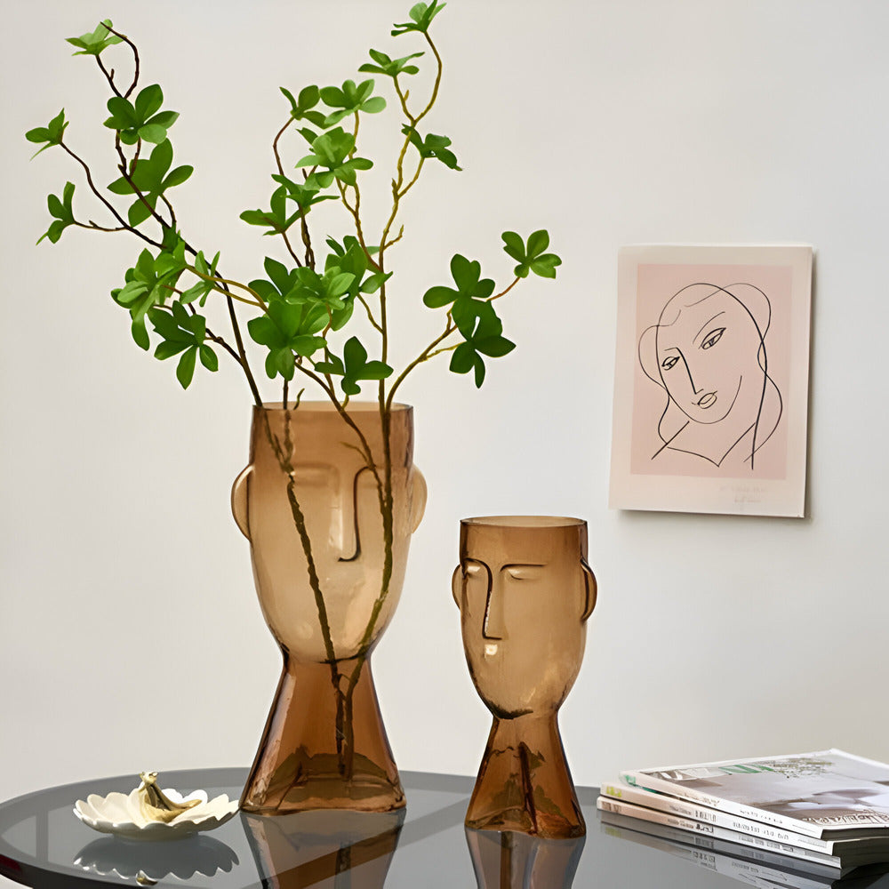 Künstlerische Kopf-Form Vase