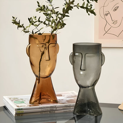 Künstlerische Kopf-Form Vase