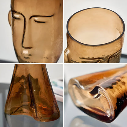 Künstlerische Kopf-Form Vase