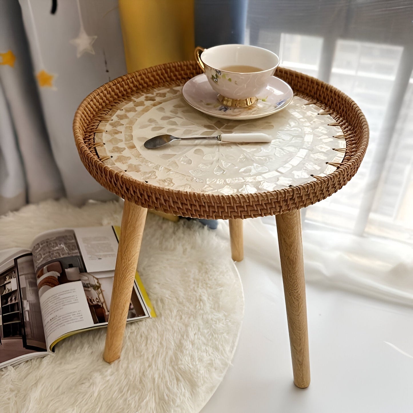Runder Couchtisch