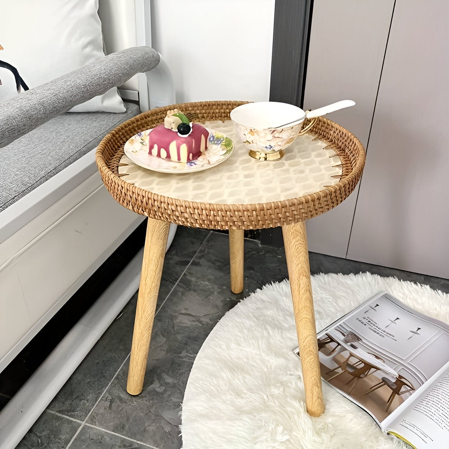 Runder Couchtisch