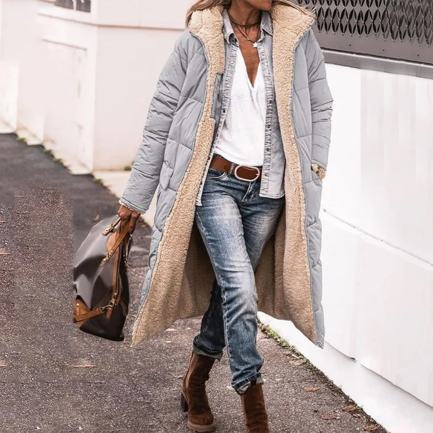 Mila | Vielseitige Pufferjacke mit Kapuze und Reißverschluss für modische Looks
