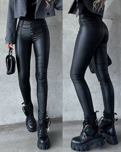 Ilona | Edgy Elegante Lederhose für jeden Anlass