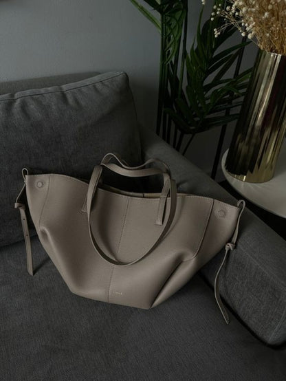 Izola Vintage Eleganz | Geräumige Leder Tote Bag für Damen