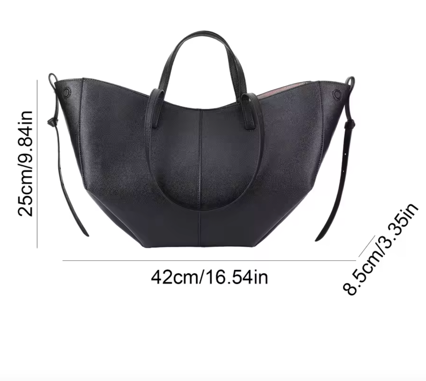 Izola Vintage Eleganz | Geräumige Leder Tote Bag für Damen