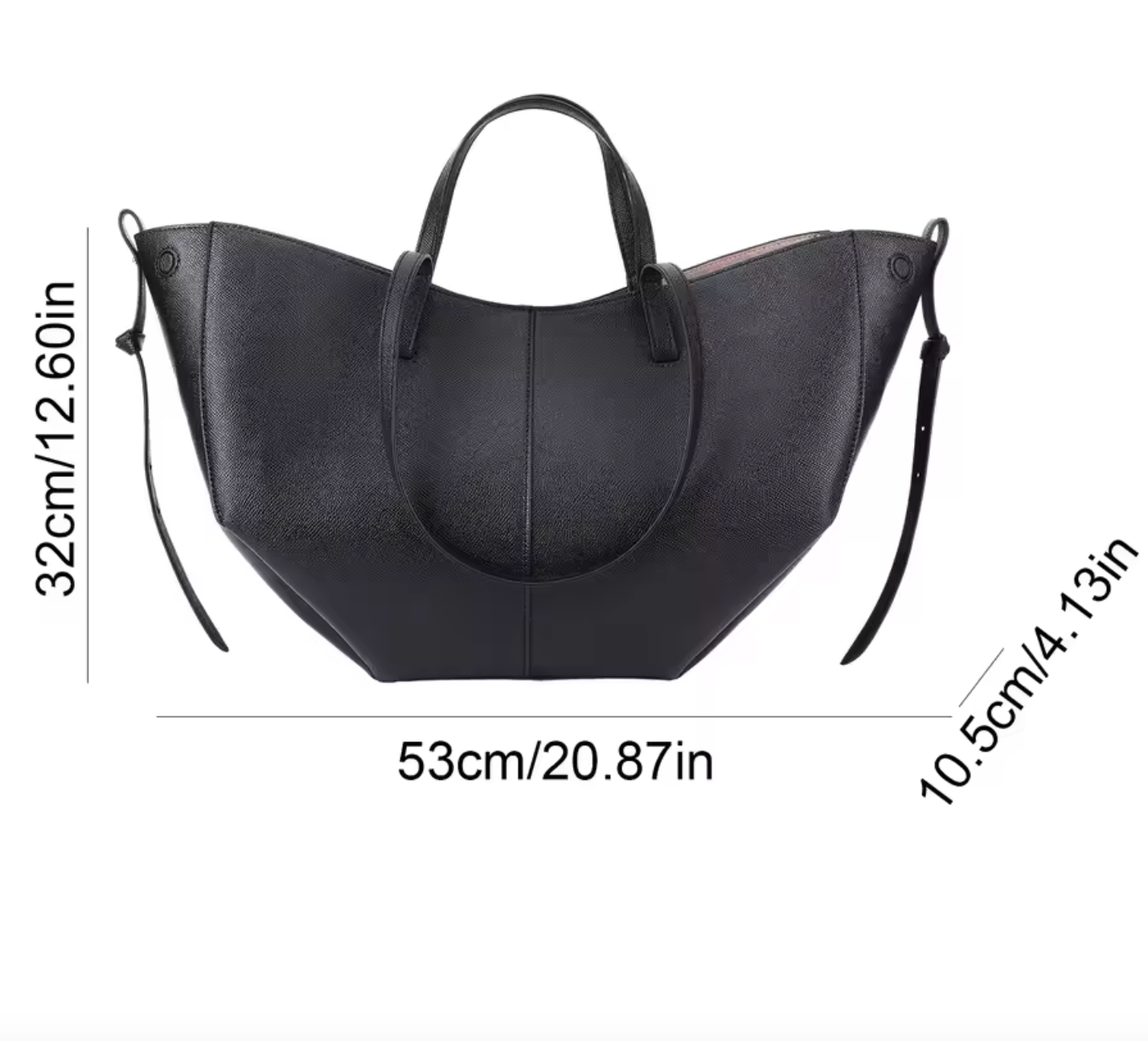 Izola Vintage Eleganz | Geräumige Leder Tote Bag für Damen