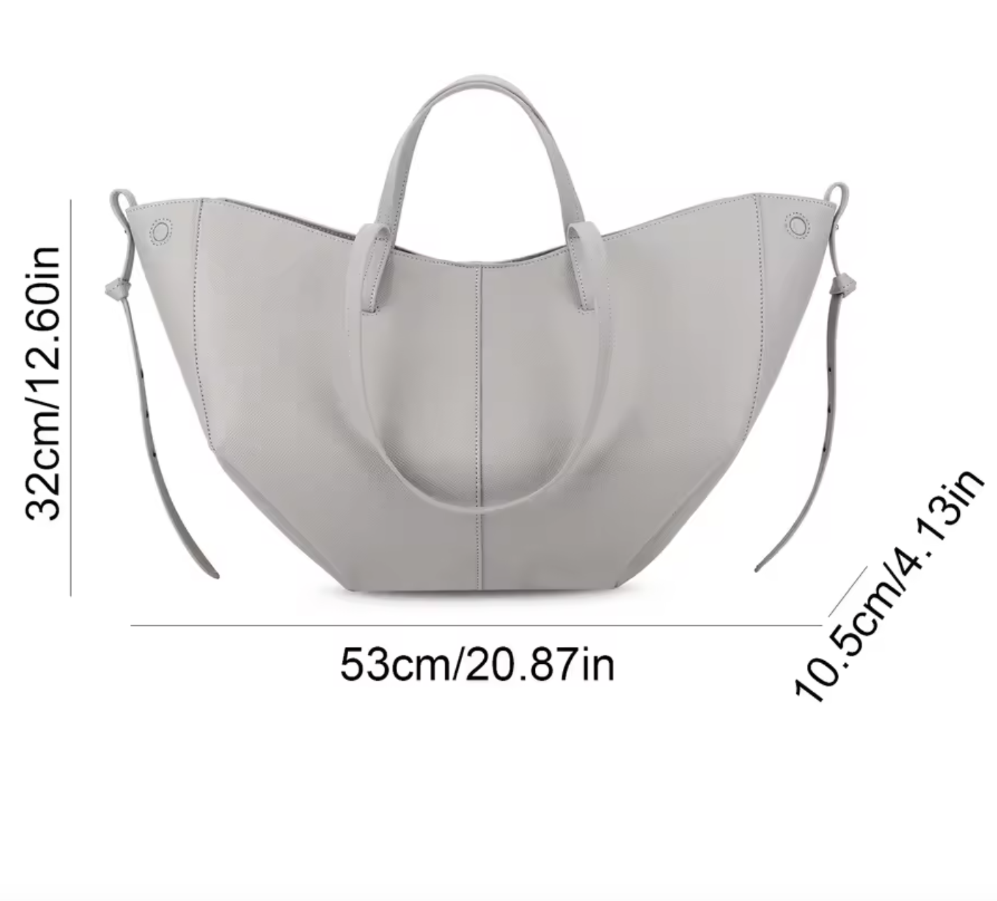Izola Vintage Eleganz | Geräumige Leder Tote Bag für Damen